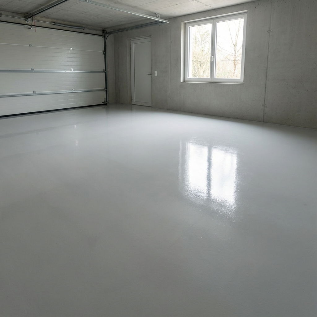 Light Grey Epoxy Garage